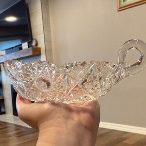 Elegant Crystal Glass Bowl
